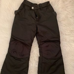 Faded Glory kids black snow pants